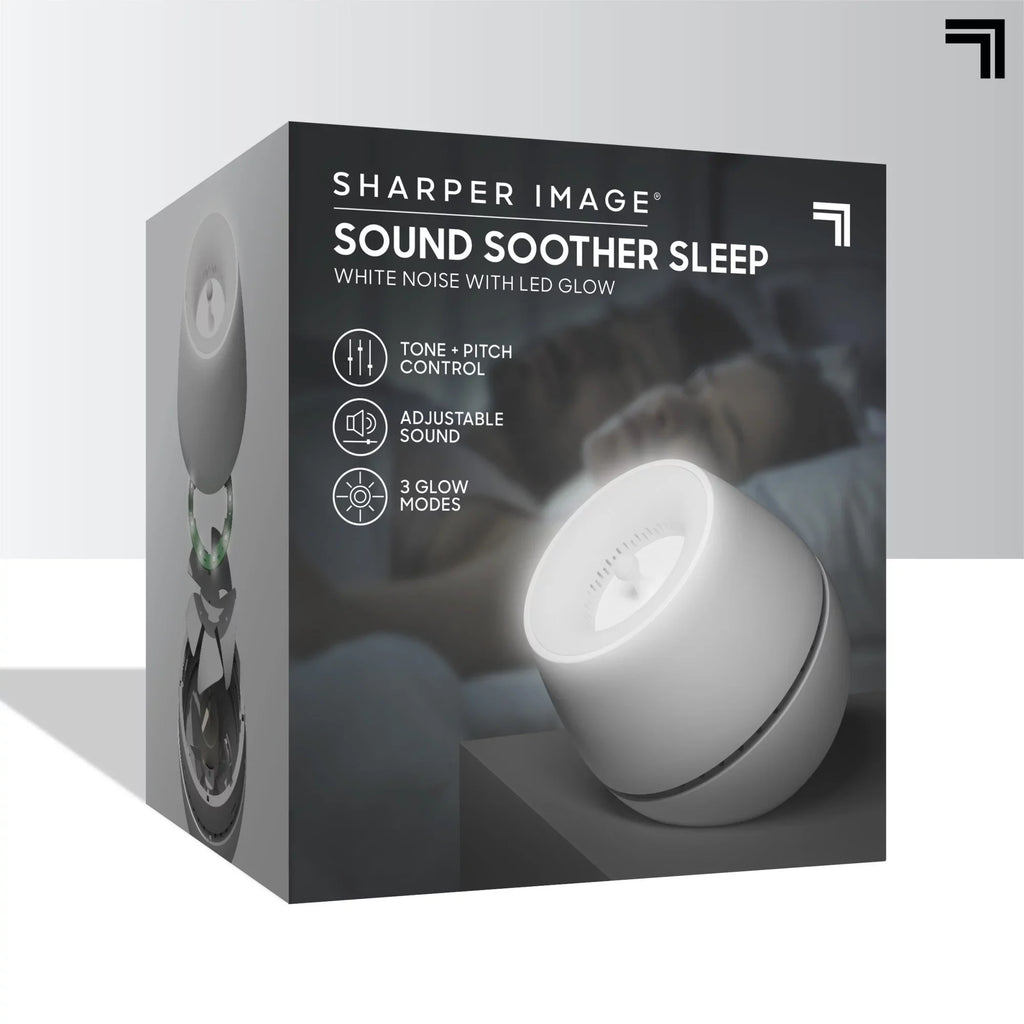 Sharper Image® Sound Soother Wind, White Noise Machine With  Glow