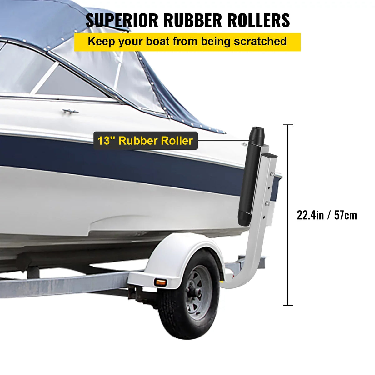 Boat Trailer Guide-on 22" Trailer Guide on for Ski Boat Sailboat 2PCS