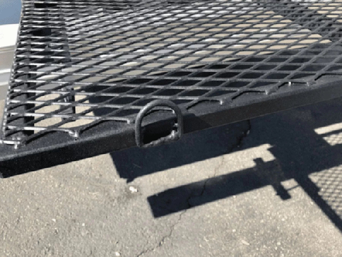 Bumper Storage Rack Heavy Duty Steel with Rugged Truck Bed Finish 72" x 20" Made in The