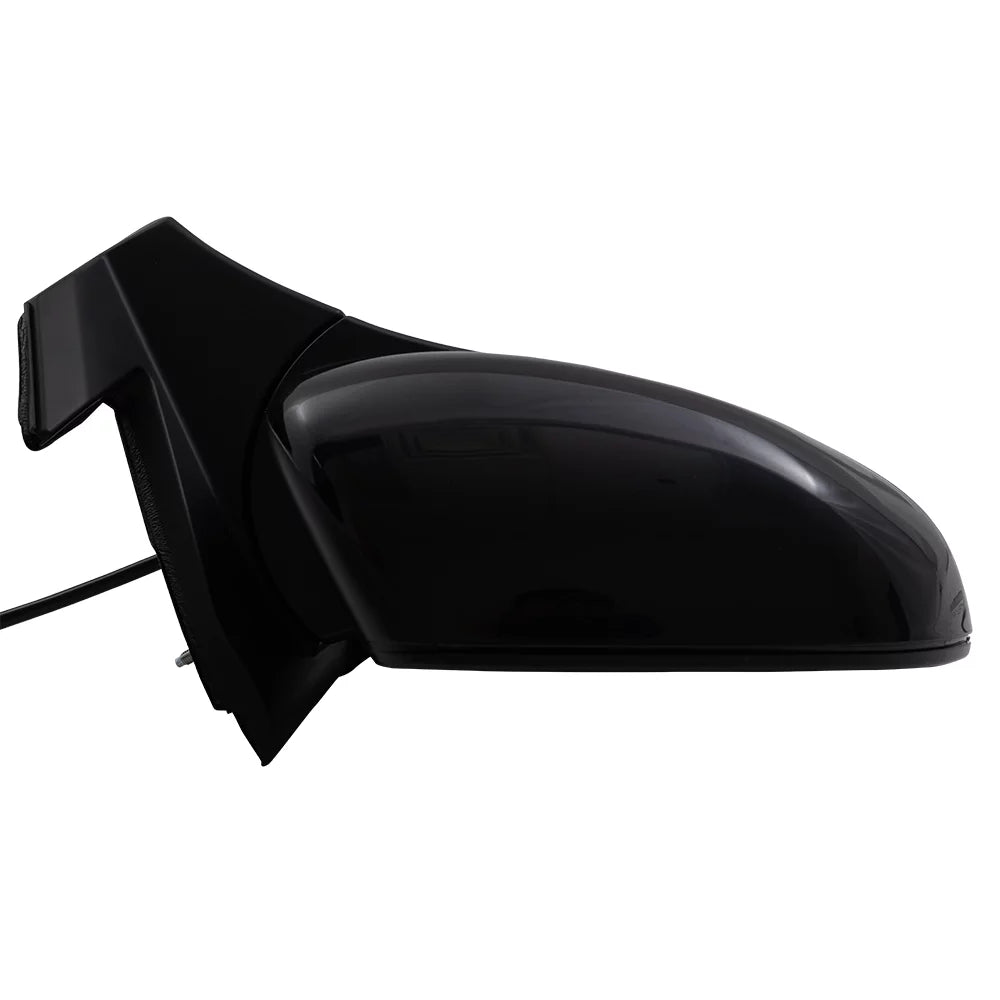 Brock Aftermarket Replacement Passenger Right Power Door Mirror Assembly Paint To Match Black Manual Folding With Heat Without Signal-Memory-Auto Dimming-Side View Camera