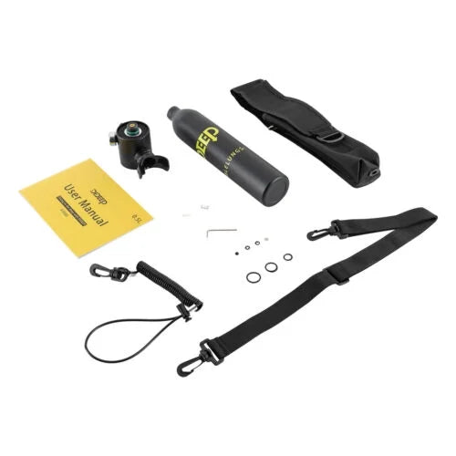0.13gal Mini Scuba Tank Dive Diving Underwater Breath Device Cylinder Oxygen Set