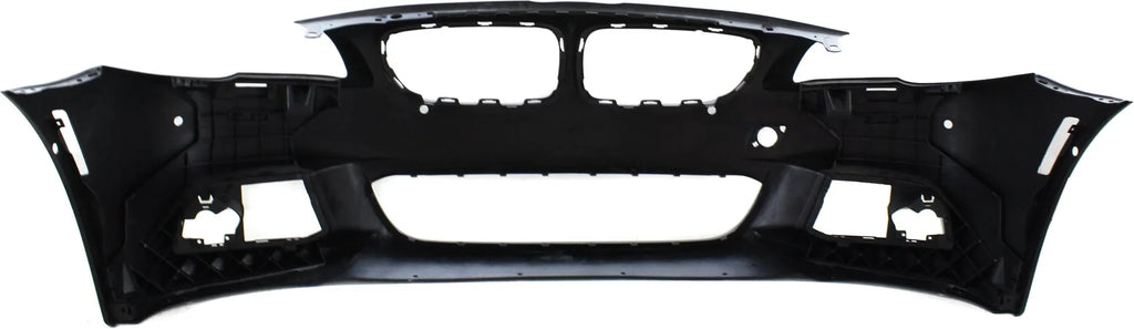 Front   Compatible For  5-Series 2011-2013 Primed with M Pkg with  Sensor Holes with Side View Camera Sedan