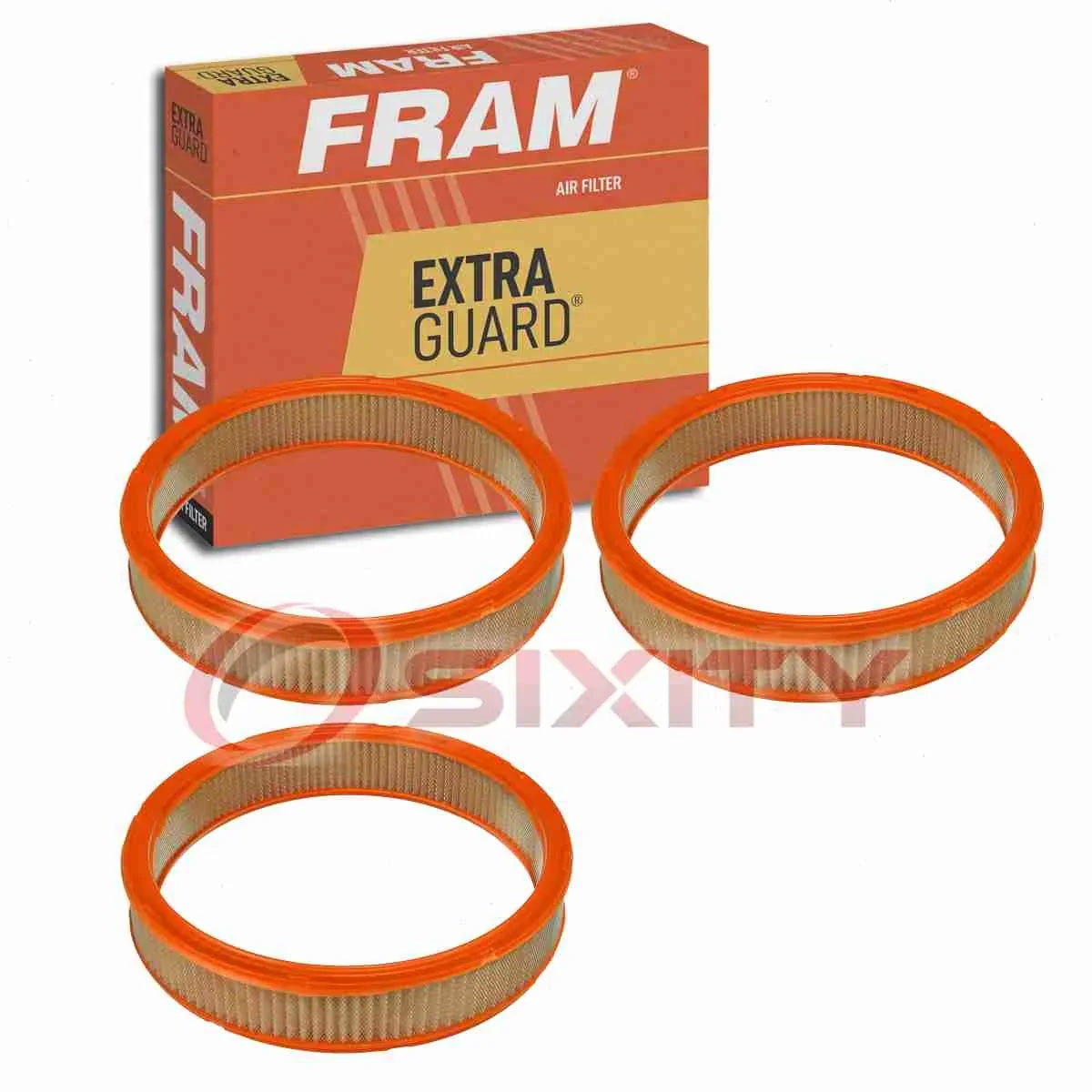 3 pc  CA342 Extra Guard Air Filters for A548C -91 -774 AF1194 AF828 E-1500 -11-0606 Intake Inlet Manifold Fuel Delivery Filters Fits select: 1972-1979