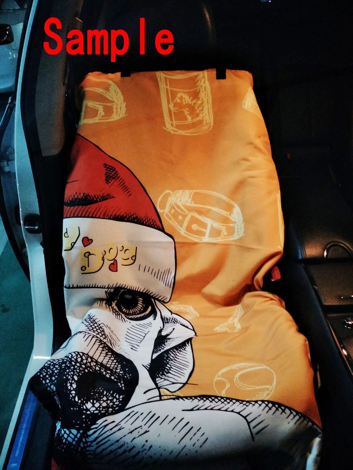 Colorful Sealife Starfish Crab Pet Car Seat Cover Dog Car Seat Mat Hammock Cargo Mat Trunk Mat For Cars Trucks and  54x60 inches