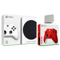Microsoft Xbox Series S 512GB Digital Console with Extra Pulse Red Controller and Microfiber Cleaning Cloth