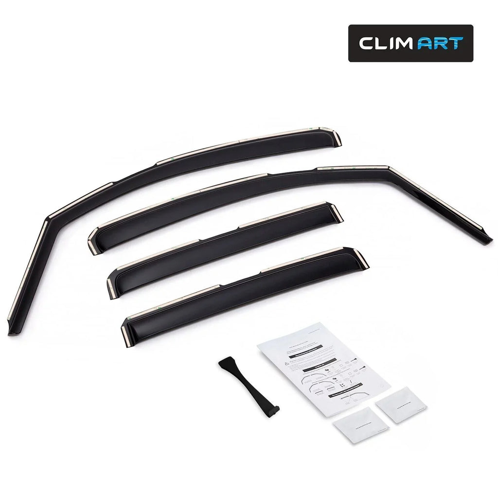 in-Channel Incredibly Durable Rain Guards for Buick Encore 2013-2023, Original Window Deflectors, Vent Window Visors, Vent Deflector, 4 pcs. - 613268