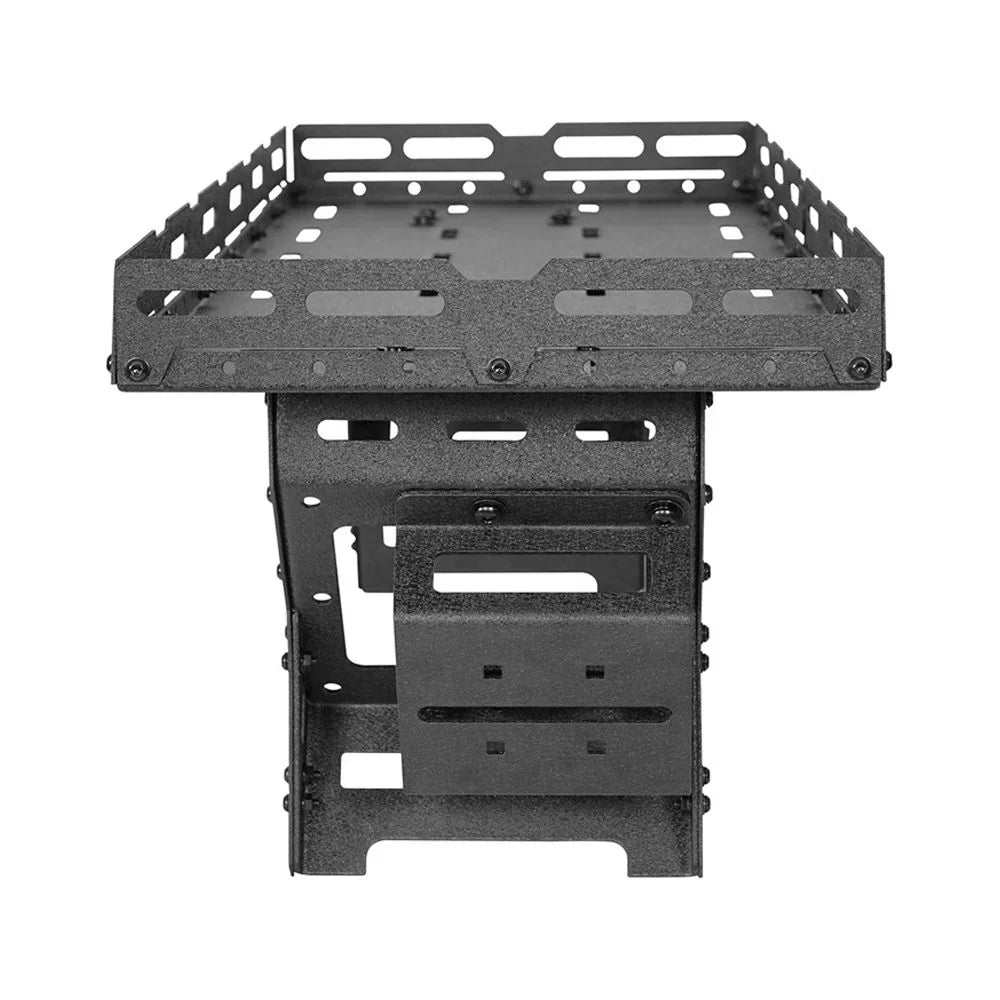 Hooke Road Spare Tire Utility Basket Fit 1976-2024 Jeep Wrangler     Ford Bronco
