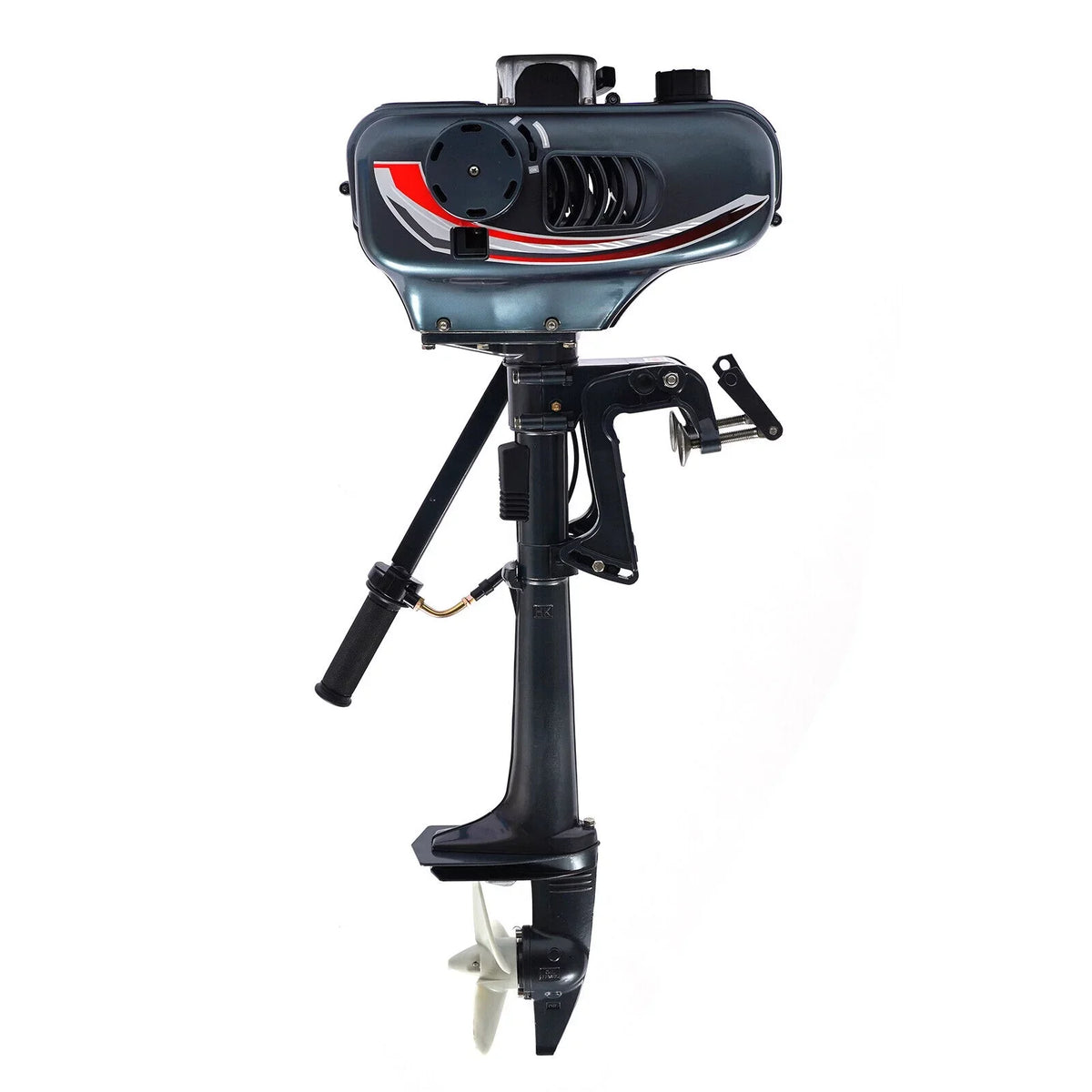2-Stroke 3.5HP Outboard Motor Fishing Boat Petrol Engine  System 10 Km / H