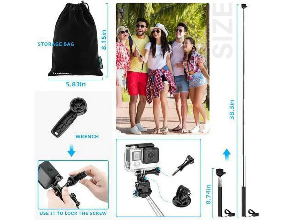 Accessories Kit for  EK5000 EK7000 4K WiFi Action Camera GoPro Hero 9 8 7 6 5/Session 5/Hero 4/3+/3/2/1 Max Fusion SJ4000 SJ5000