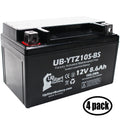 4-Pack UpStart Battery Replacement for 2011 Yamaha Maxam 250CC Factory Activated, Maintenance Free, Scooter Battery - 12V, 8.6Ah, -YTZ10S-