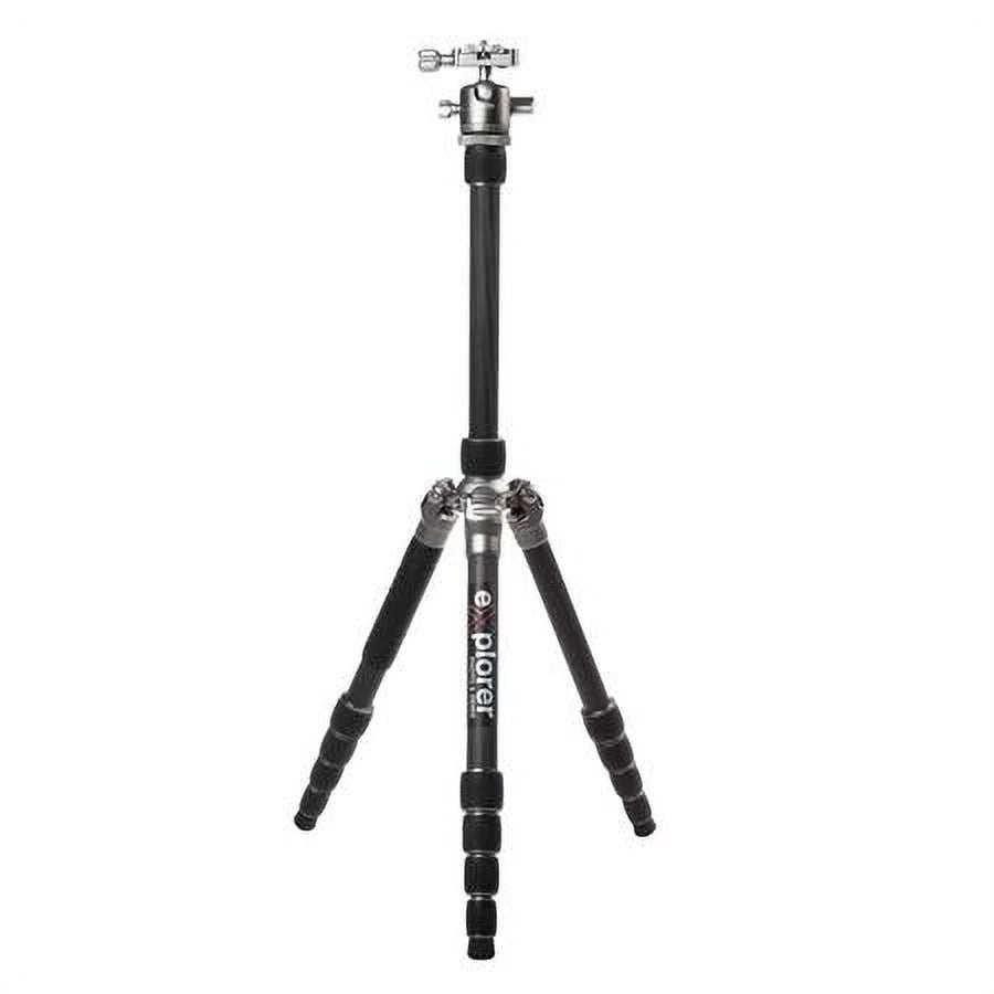 '- Voyager 5-Section Carbon Fiber Travel Tripod/Monopod with -25 Ball Head