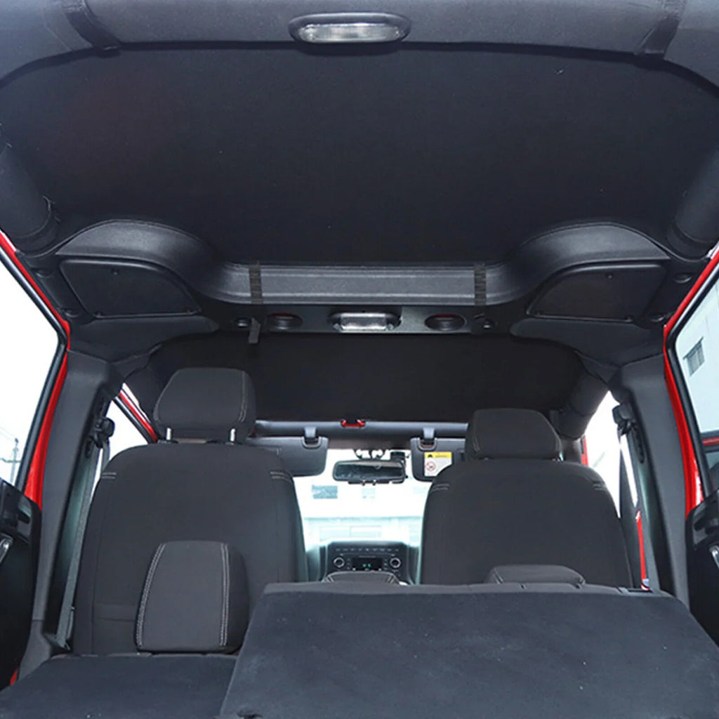 Soft Top Bikini Top Cover for Jeep Wrangler  2007-2017 2-Door Extended  Leather Anti- Top Roof Black
