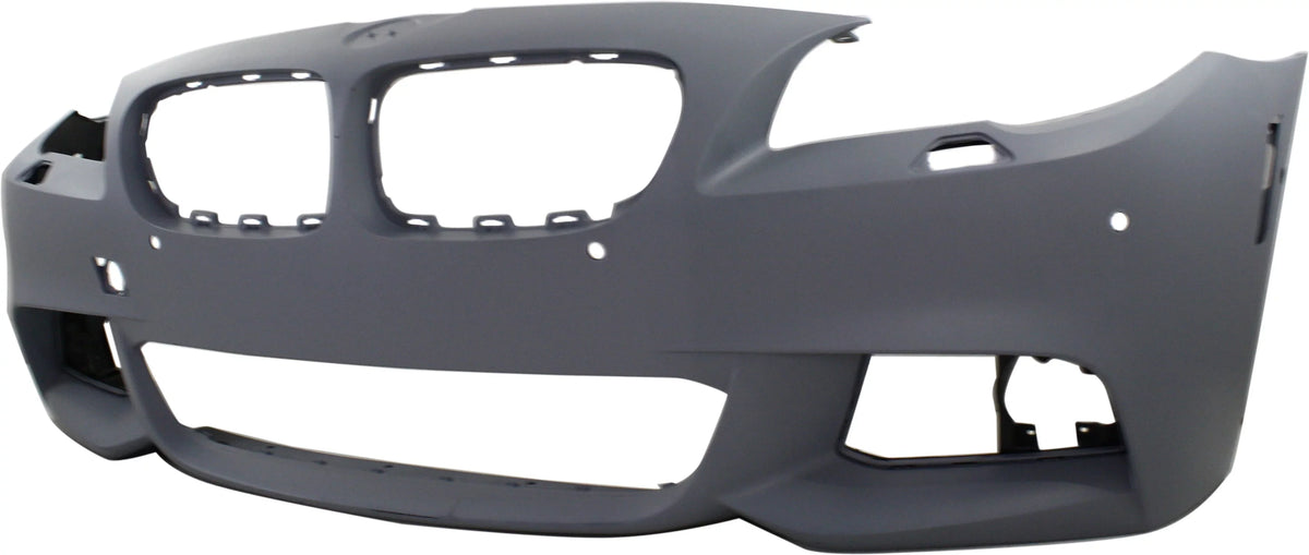 Front   Compatible For  5-Series 2011-2013 Primed with M Pkg with  Sensor Holes with Side View Camera Sedan