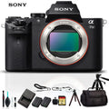 Sony Alpha a7  Mirrorless Camera ILCE7M2/B With Soft Bag, Tripod, Additional Battery, 64GB Memory Card, Card Reader , Plus Essential Accessories