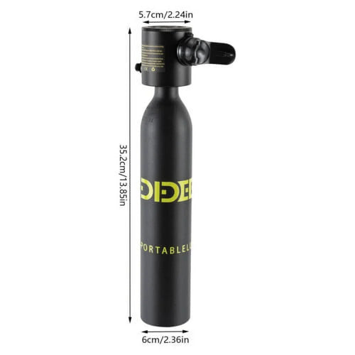0.13gal Mini Scuba Tank Dive Diving Underwater Breath Device Cylinder Oxygen Set