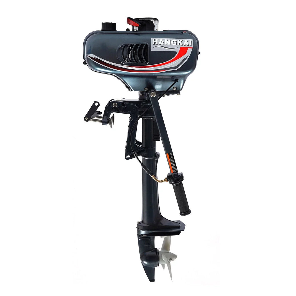 2-Stroke 3.5HP Outboard Motor Fishing Boat Petrol Engine  System 10 Km / H