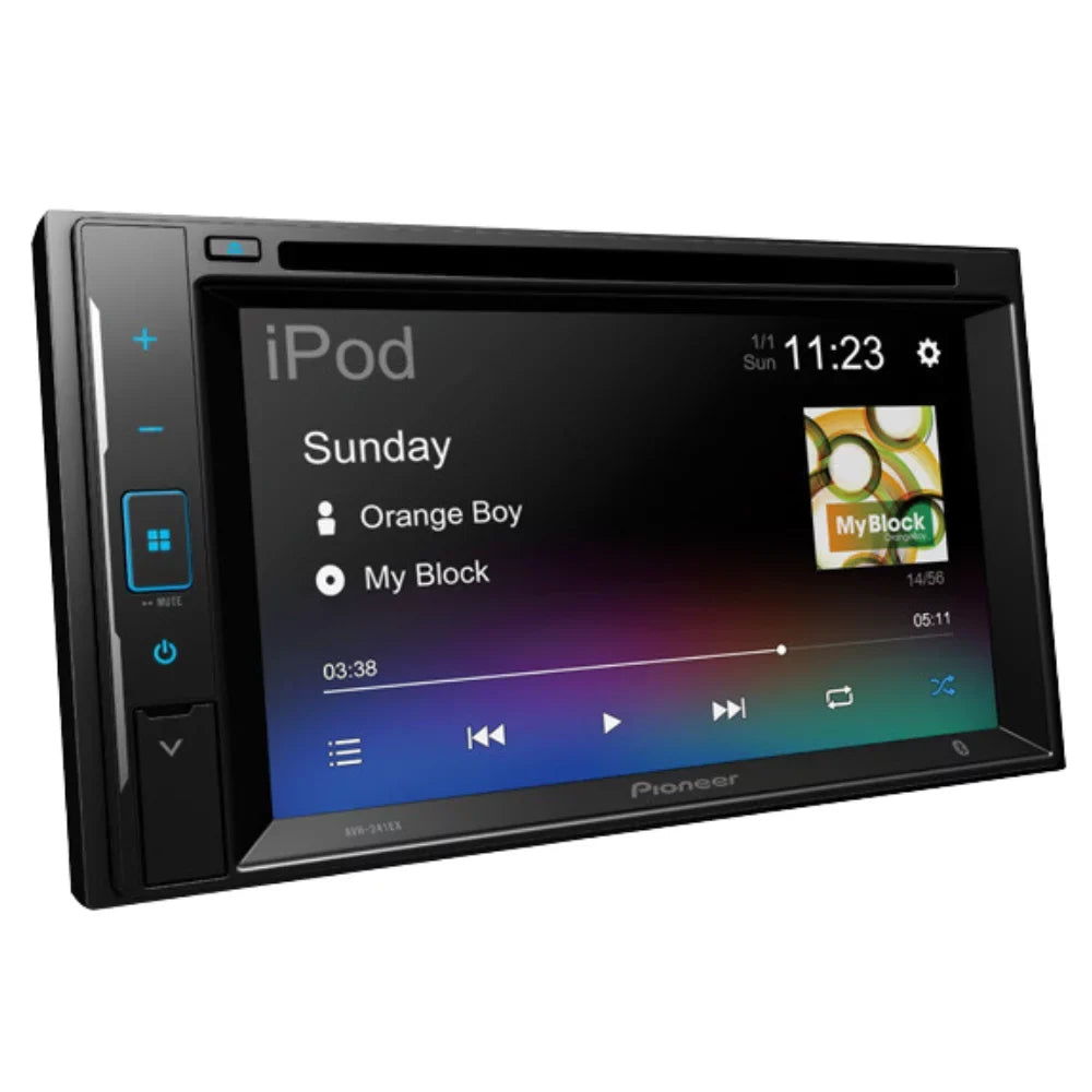 KIT4854 Bundle for 2002-2004 Chevrolet S-10 Pickcup W/ Pioneer -241EX Double  Car Stereo with Bluetooth/Backup Camera/Install Kit/in-Dash / / 6.2" Touchscreen Digital Media Receiver