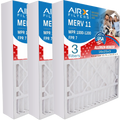 16x25x3 Air Filter  11 Comparable to  1000,  1200 &  7 Compatible with Lennox X0581 Air Filter 3 Pack16x25x3 by     .