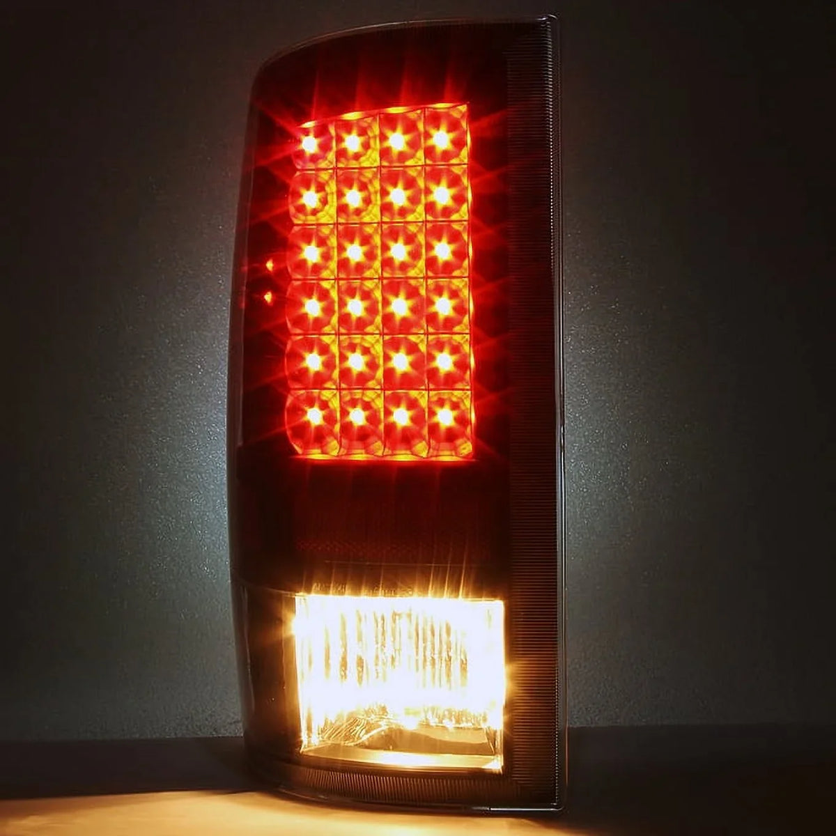 '- For 2009-18 Dodge Ram 1500 | 2010-18 Ram 2500 3500 Pickup  Black Taillights Pair +  3Rd Brake Lamp