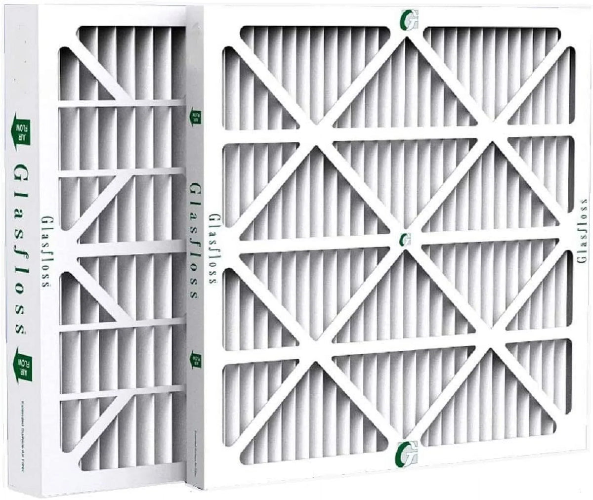 20x20x2  10  & Furnace Filters. 12 Pack. Actual Size: 19-1/2 x 19-1/2 x 1-3/4