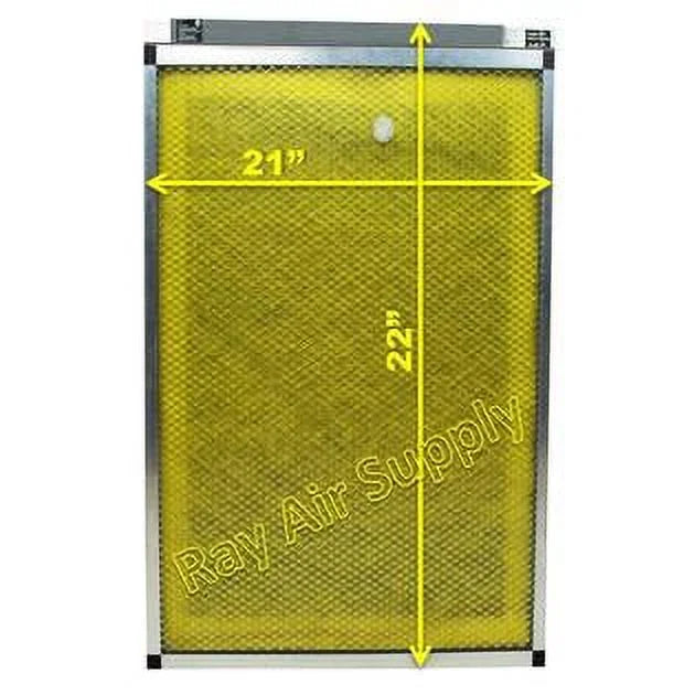 21x22 Replacement Filter Pads Compatible with MicroPower Guard Air Cleaner 21x22 Refills (3 Pack)