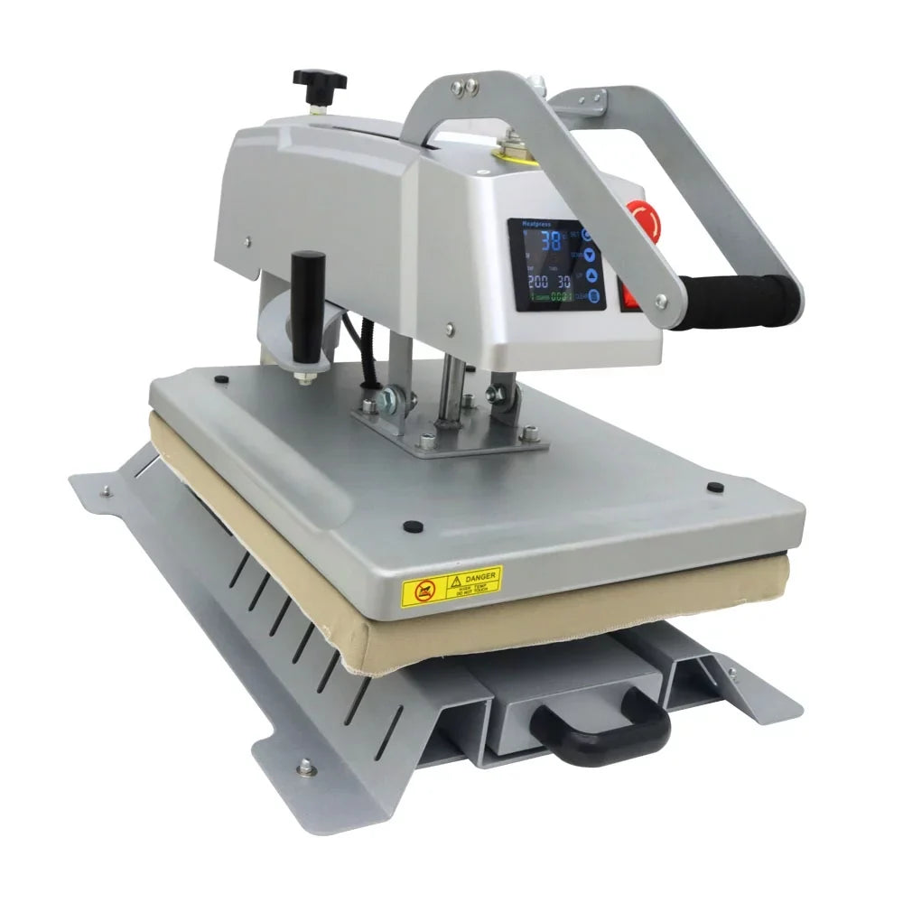 16x20in Semi-Auto Heat Press Machine Magnetic Heat Sublimation Transfer T-Shirt Printing