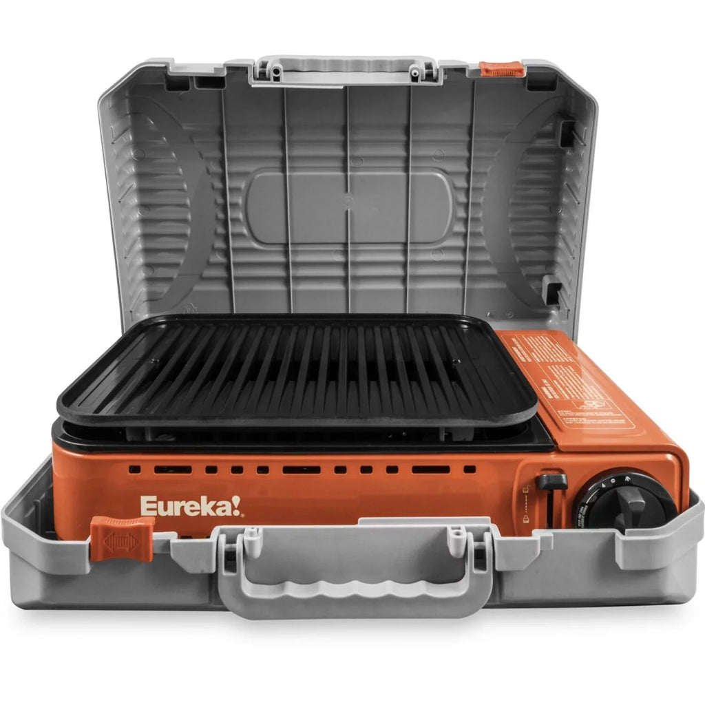 Eureka 2572202  Portable Butane Camping Grill, 1 Burner, Potters Clay