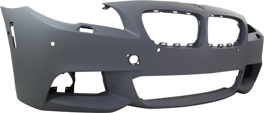 Front   Compatible For  5-Series 2011-2013 Primed with M Pkg with  Sensor Holes with Side View Camera Sedan