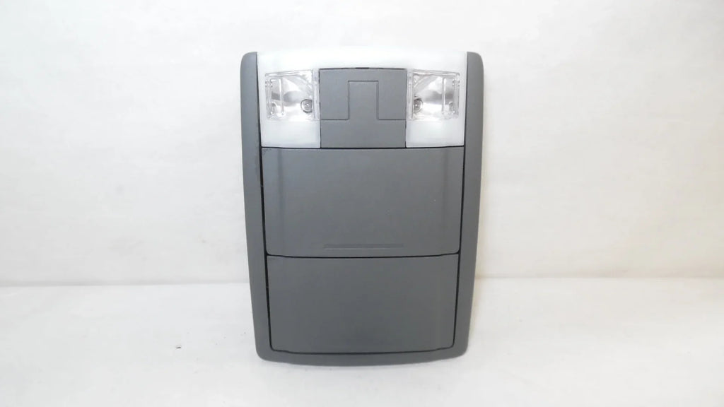 Pre-Owned 2009-2014 Ford F150 Overhead Ceiling Roof Console Double Bin Gray  (Good)