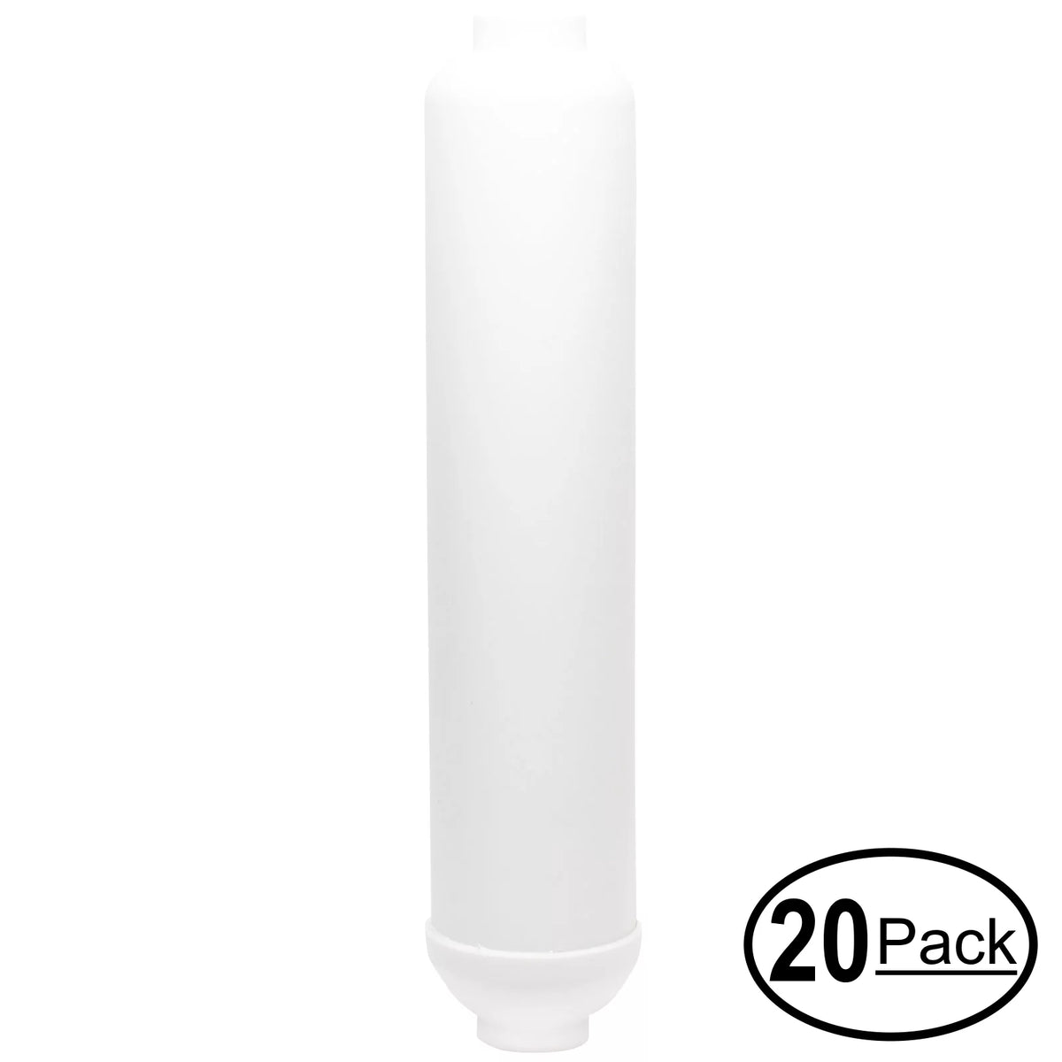 20-Pack Replacement for MaxWater 101086 Inline Filter Cartridge - Universal 10-inch Cartridge for MaxWater 9 stage alkaline reverse osmosis System - Denali Pure Brand