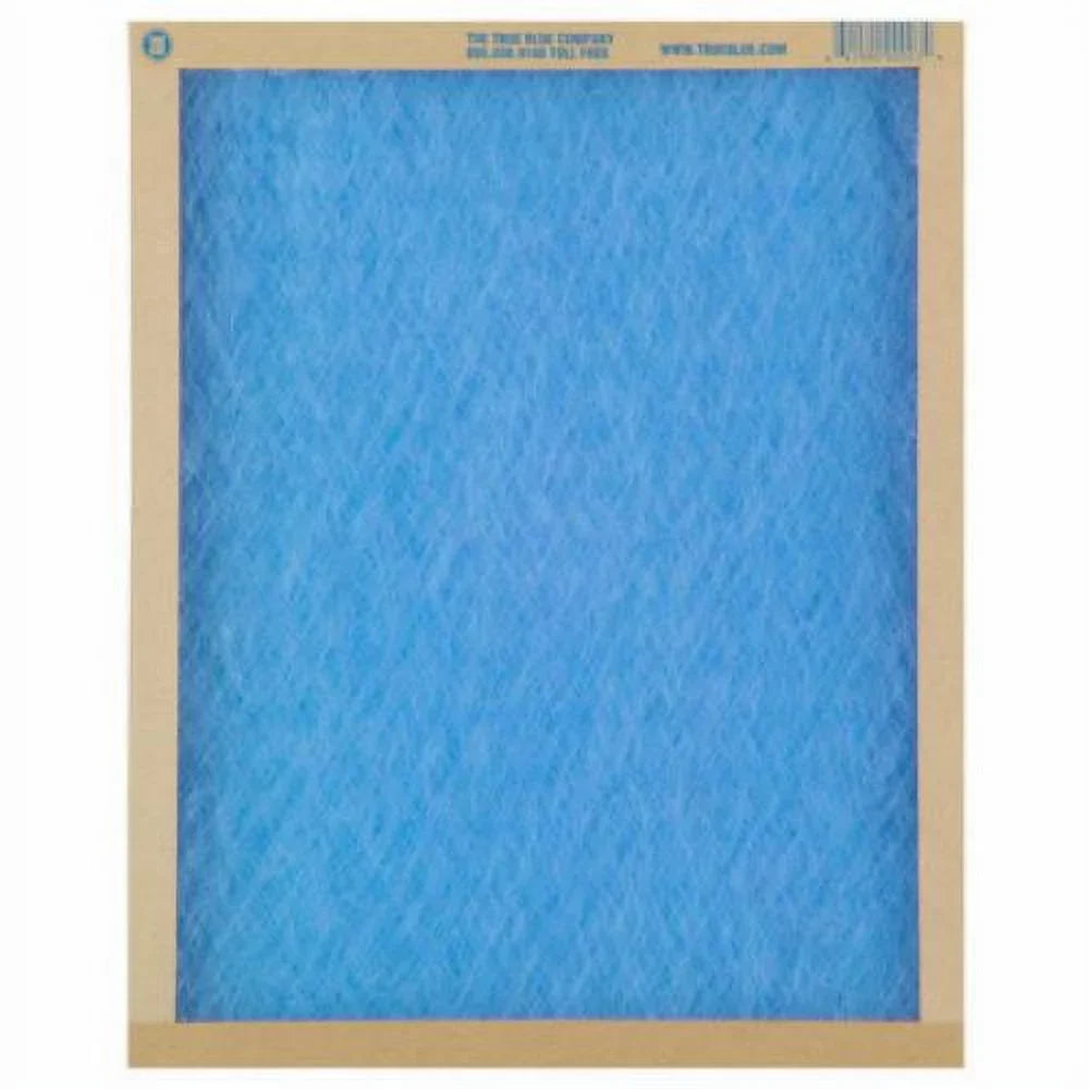 True Blue 118241 18" x 24" x 1" Flat Panel Spun Fiberglass Disposable Furnace Air Filter  2 - Quantity of 12