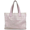 Pre-Owned Chanel  Pink New Line A15991 Nylon Leather 8216800  Coco Mark Tra Ladies (Good)