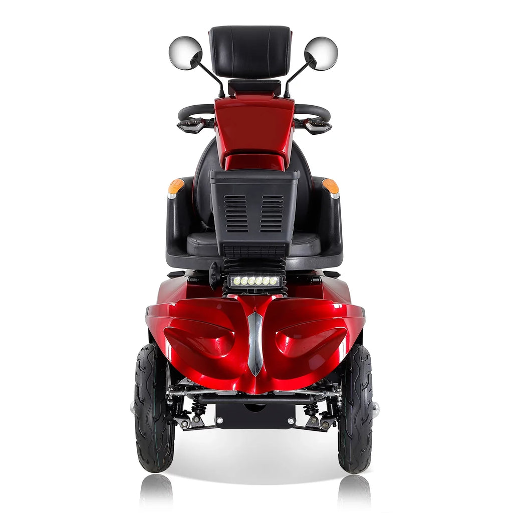 Fat tire scooter with comfortable seat and adjust seat and front handle 800W Powerful 4-Wheel Eletric Scooter