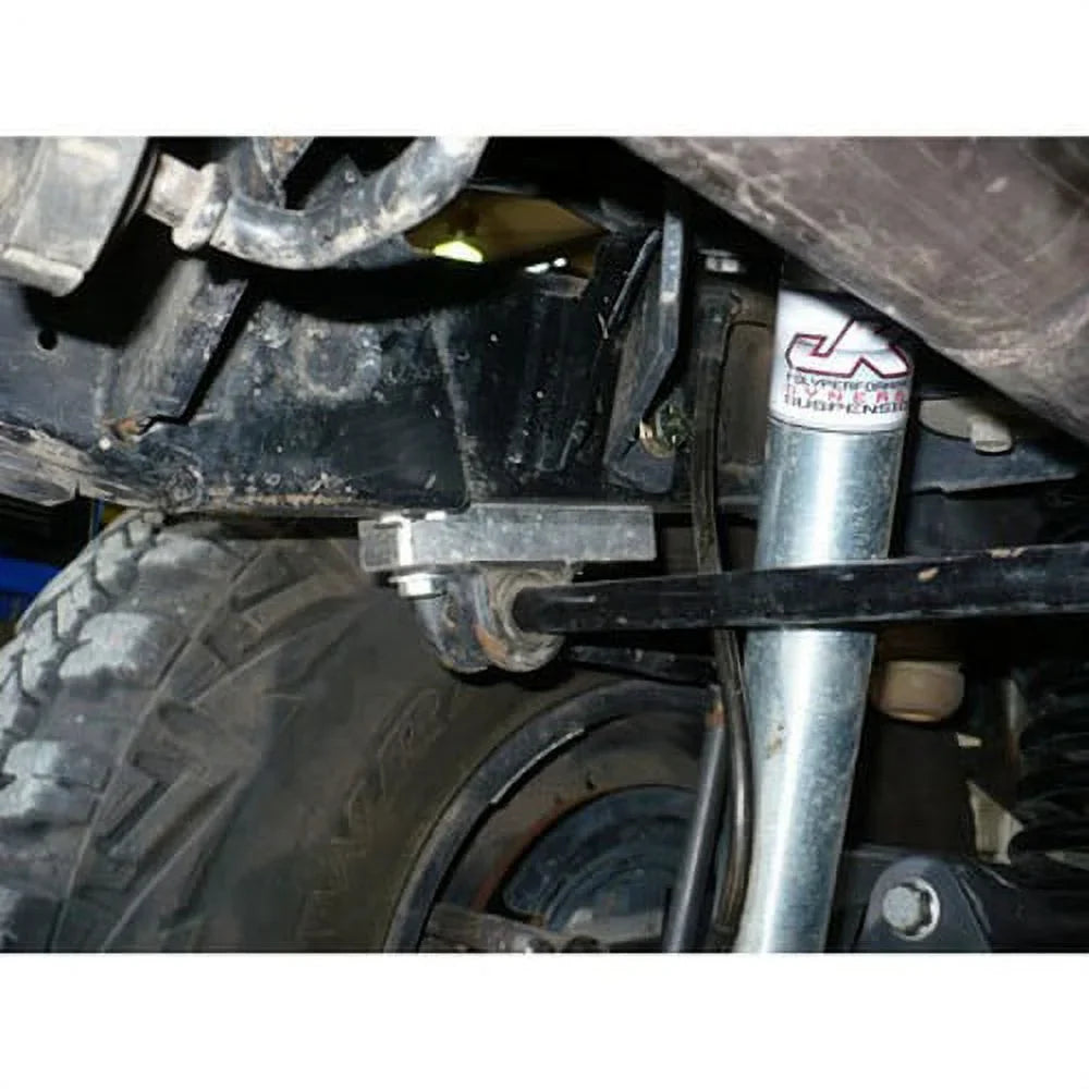 Synergy 07-18 Jeep Wrangler / Rear Sway Bar Drop Bracket Kit Billet Alum 1.0in Drop
