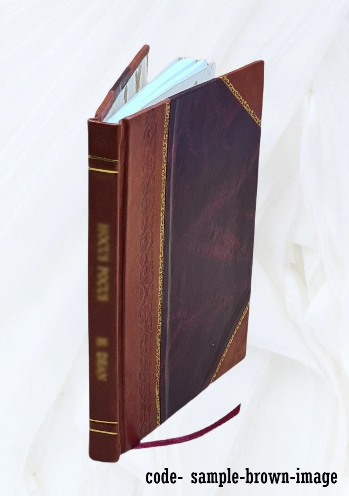 Alameda County, California : farms, orchards, vineyards, truck gardens, chicken ranches, dairies, stockranges pay well here / by Daniel H. Bradley. 1915 [Leather Bound]