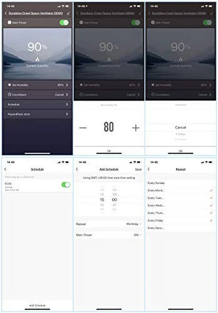 M2D- Air-Out WiFi Smart Home Remote Crawl Space Ventilator, Humidity, Radon Mitigation, Compatible with Alexa, Google Home