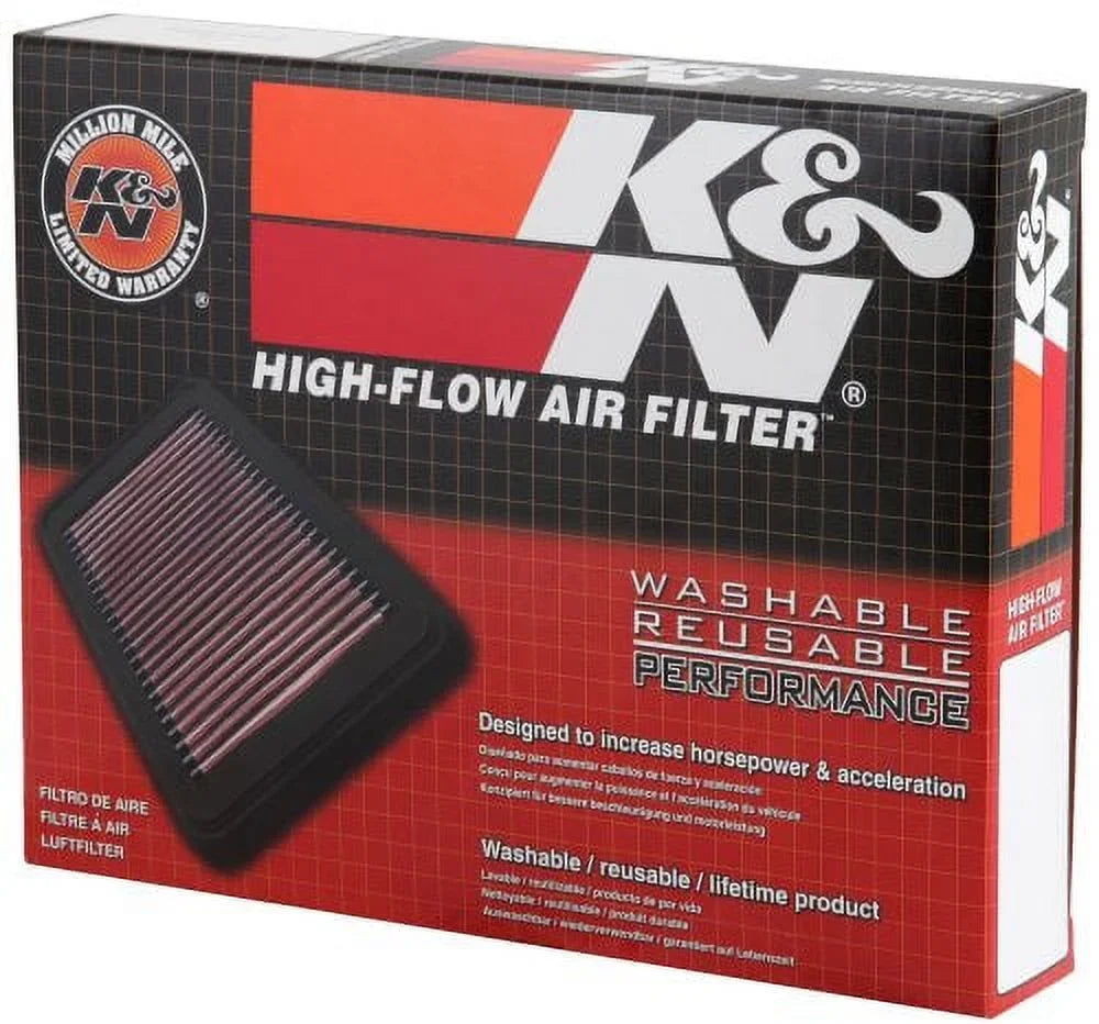 K&N Engine Air Filter: High Performance, Premium, Washable, Replacement Filter: 2007-2019 Nissan/Infiniti/Suzuki/Fiat V6 (370Z, FairladyZ, Skyline 370 , QX50, Q40, Q60, G37, EX37), 33-2399