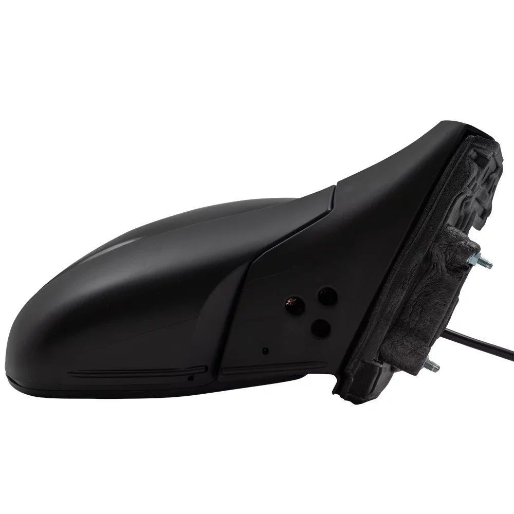 Brock Aftermarket Replacement Passenger Right Power Door Mirror Assembly Paint To Match Black Manual Folding With Heat Without Signal-Memory-Auto Dimming-Side View Camera