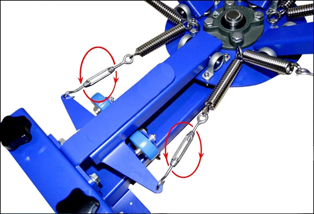 4 Color 4 Station Press Printer Simple Type Double Rotary T-shirt Screen Printer T-shirt Printing Equipment