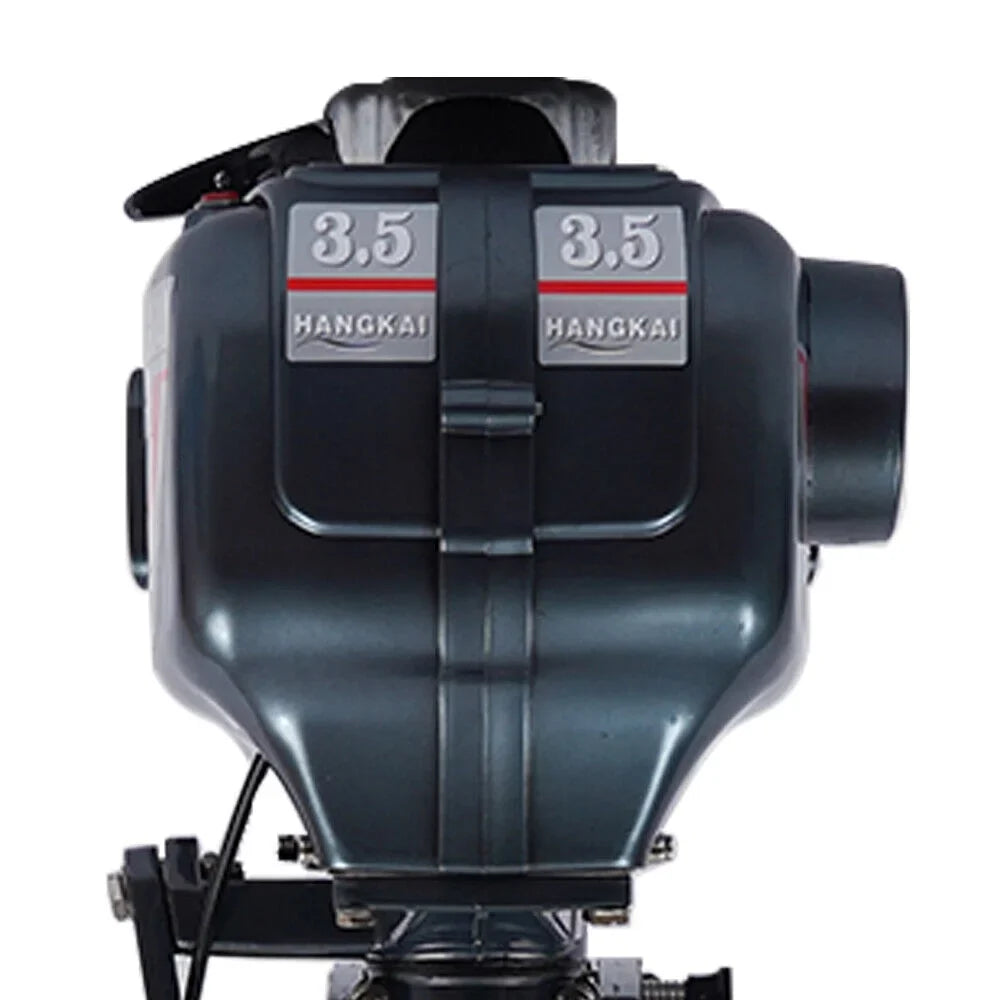 2-Stroke 3.5HP Outboard Motor Fishing Boat Petrol Engine  System 10 Km / H