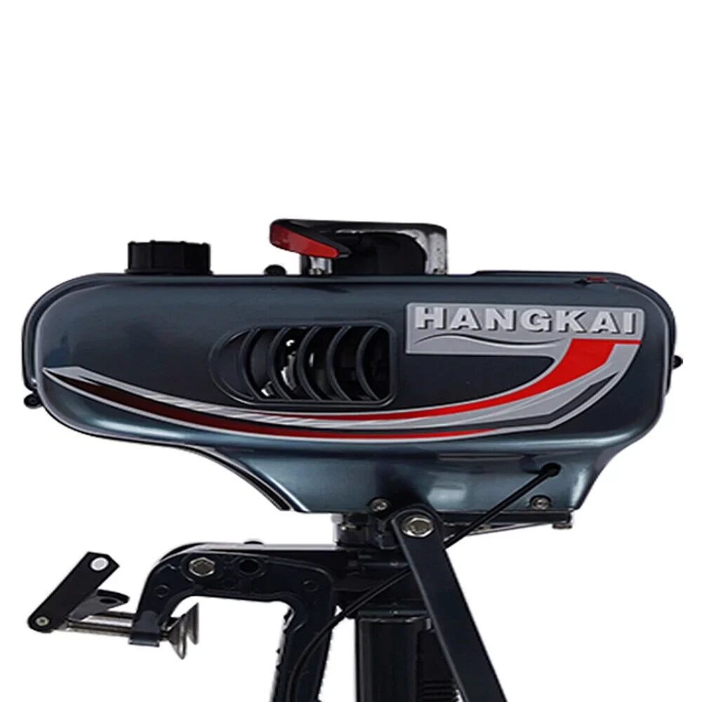 2-Stroke 3.5HP Outboard Motor Fishing Boat Petrol Engine  System 10 Km / H