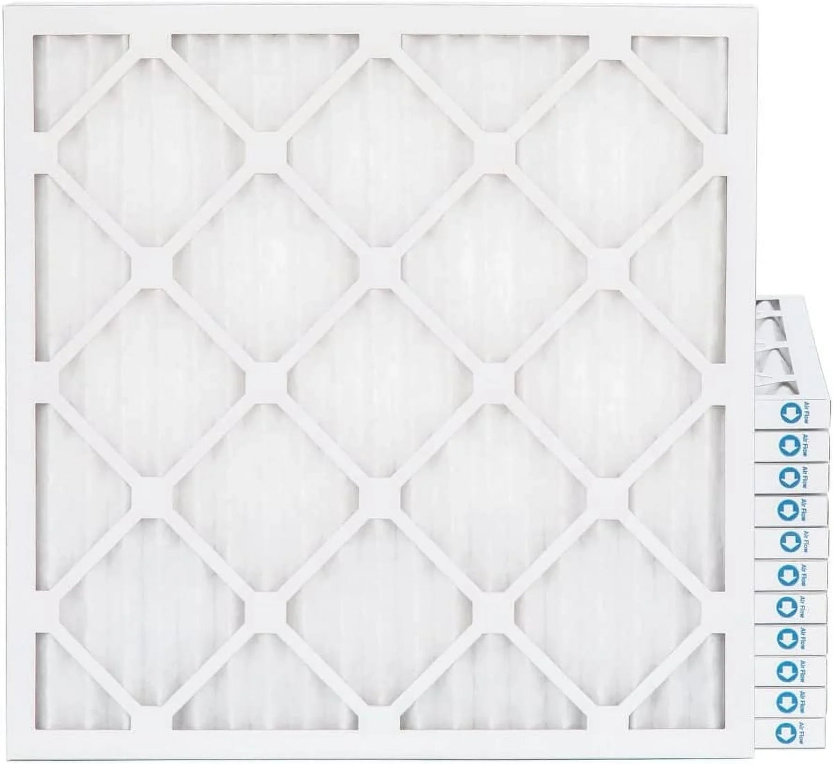 20X25x2  8 Pleated  Furne 2'' Air Filters By Pamlico. Case Of 12. Size: 19-1/2 X 24-1/2 X 1-3/4, White