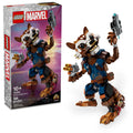 Marvel Rocket & Baby Groot Minifigure, Guardians of the Galaxy Inspired Marvel Toy for Kids, Buildable Marvel Action Figure for Play and Display, Gift for Boys and Girls Ages 10 and Up, 76282