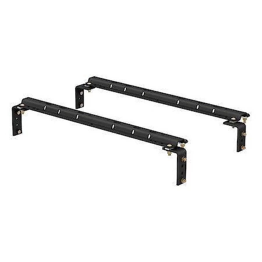 16200 Industry-Standard 5th Wheel Hitch Rails and Brackets, Carbide Black, 25,000 Pounds