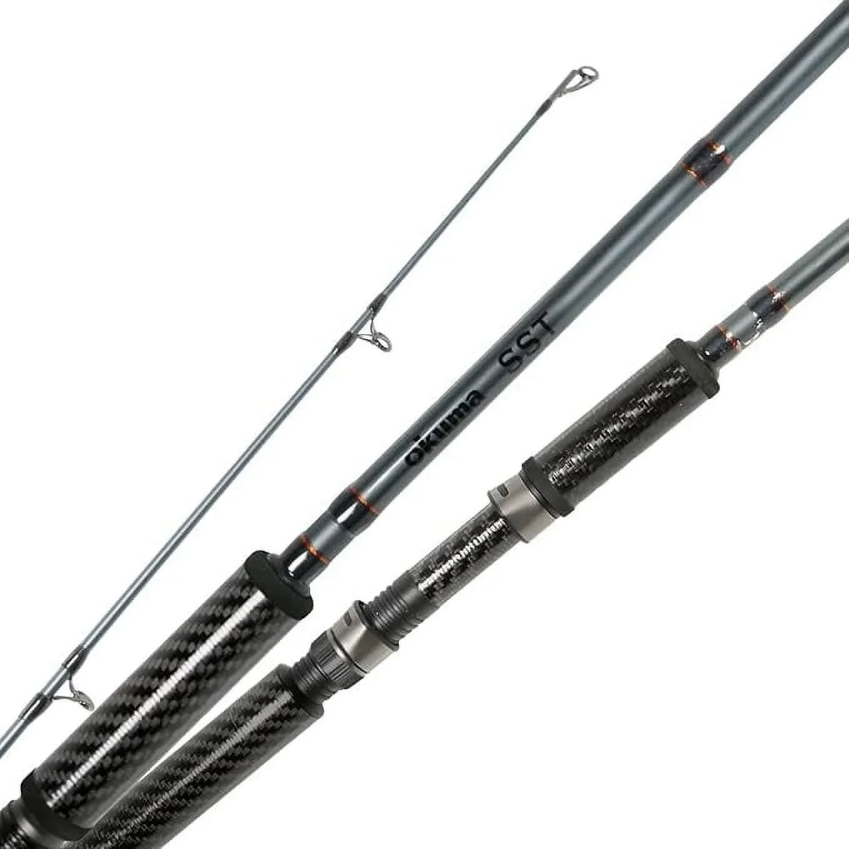 '-S-962- Carbon Grip Rod, Gray, 9'6"