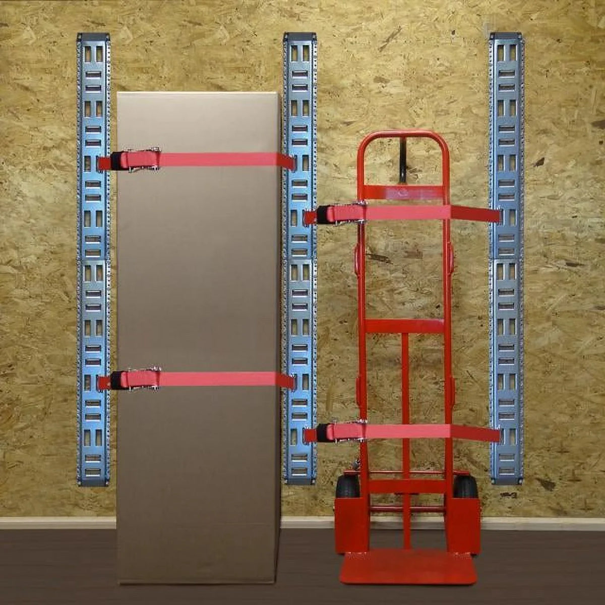 '- Fast-Track E-Track 8 Inch 4-Pack  Galvanized Steel Horizontal Vertical, Logistic Tie-Down for Pickups, Trucks, Trailers