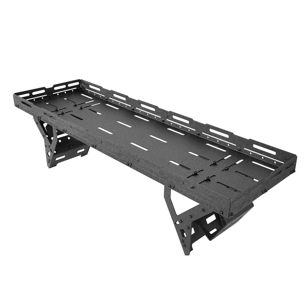 Hooke Road Spare Tire Utility Basket Fit 1976-2024 Jeep Wrangler     Ford Bronco