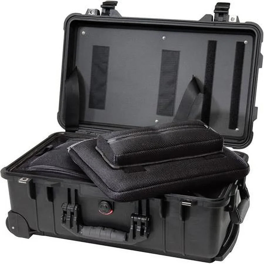 1510LOC  Laptop Overnight Watertight Hard Case with Wheels, Black