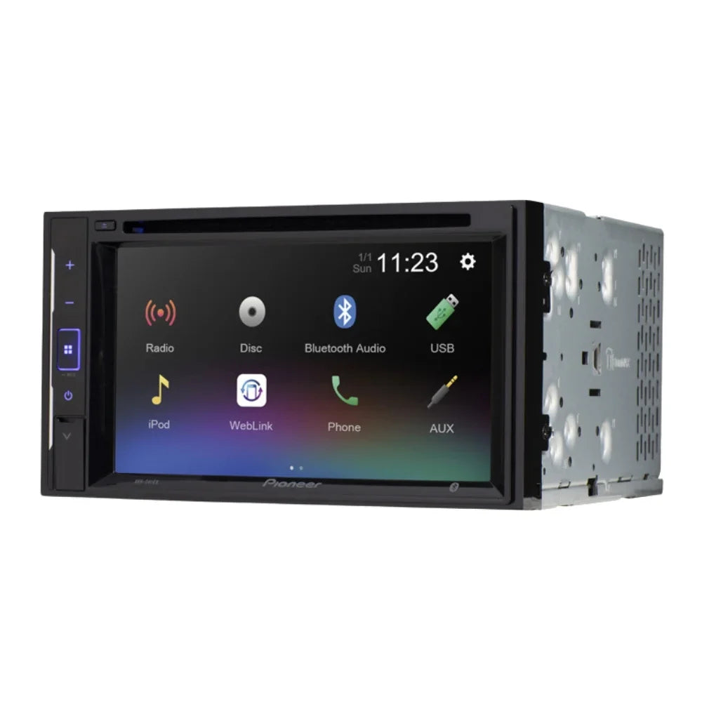 KIT4854 Bundle for 2002-2004 Chevrolet S-10 Pickcup W/ Pioneer -241EX Double  Car Stereo with Bluetooth/Backup Camera/Install Kit/in-Dash / / 6.2" Touchscreen Digital Media Receiver