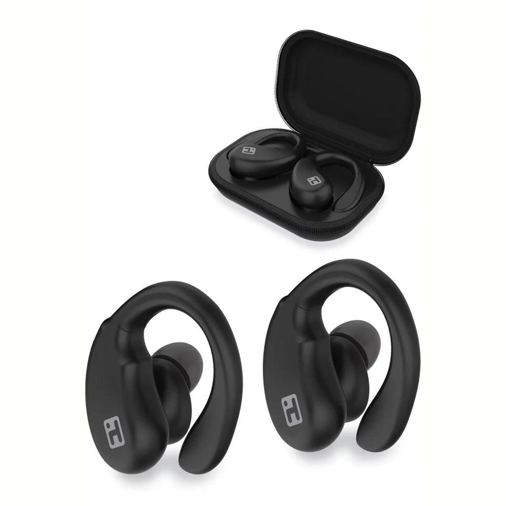 '-33 Bluetooth  Zip-Case Earbuds with Sporty Secure Fit and Ergonomic Design (-204)